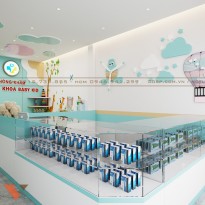 Ấn tượng mẫu thiết kế phòng khám chuyên khoa nhi BABY KID